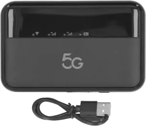 5G Mobile, Portable Travel Mobile Hotspot, 5G 6 Portable Hotspot, Compatible with Cell Phones, Laptops, Tablets and Game Consoles, for Watching Videos or Gaming