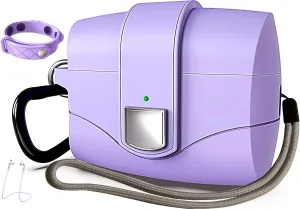 6 in One for Airpods Pro Case (2024/2023/2022/2019, 3rd/2nd/1st Gen), Soft Silicone Skin for AirPods Pro 2nd Generation Case with Secure Lock, Supports (USB-C) & Wireless Charging, babyPurple