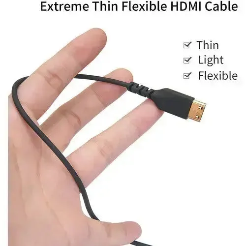 ANDYCINE Reflex Ultra-Thin High-Speed Mini-HDMI to HDMI Cable with Ethernet (75cm)