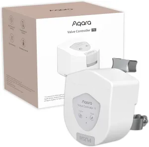 Aqara Smart Valve Controller T1,Matter Over Bridge,Requires Aqara Zigbee 3.0 Hub, Combined with Water Leak Detectors for Home, Supports App Remote Control Shutoff, Supports HomeKit, Alexa, Google