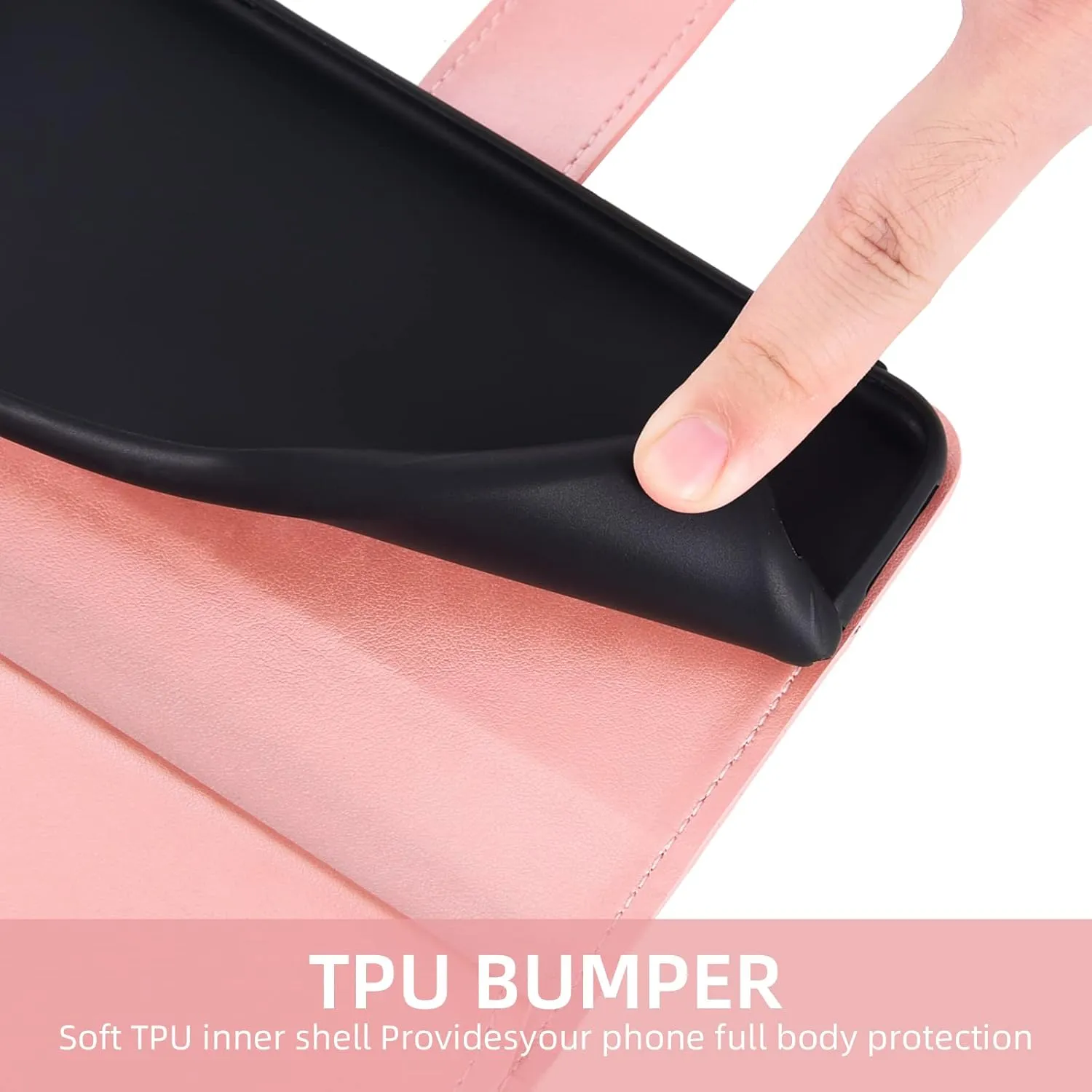 Asuwish Compatible with iPhone 11 Pro 5.8 Wallet Case and Tempered Glass Screen Protector Flower Leather Flip Card Holder Stand Cell Phone Cover for iPhone11pro iPhone11 i XI 11s 11pro Women Rose Gold