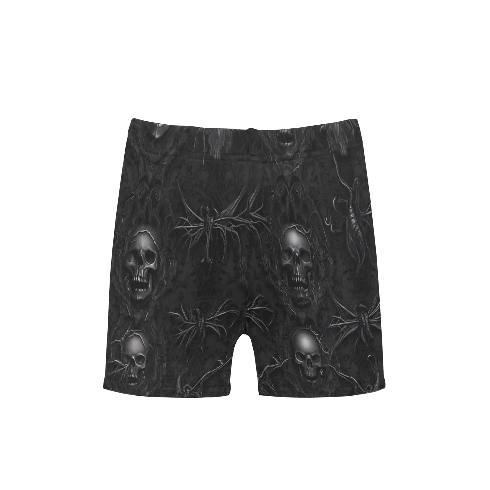 Black Skulls Big Boys' Swimming Trunks
