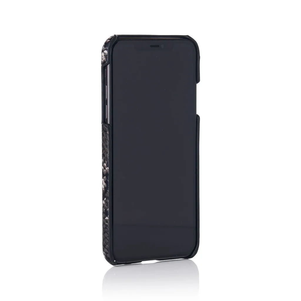 Black Snakeskin iPhone Case