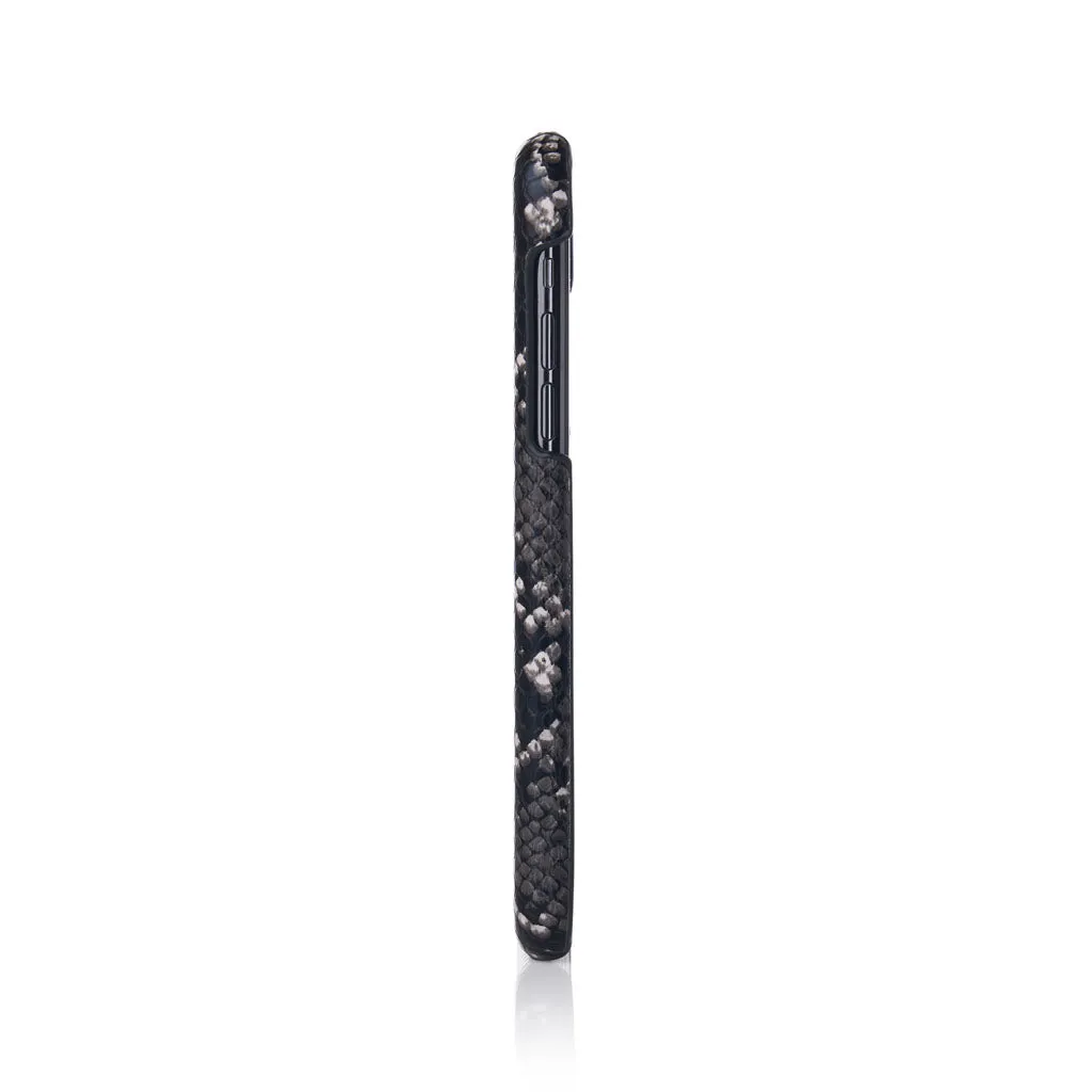 Black Snakeskin iPhone Case