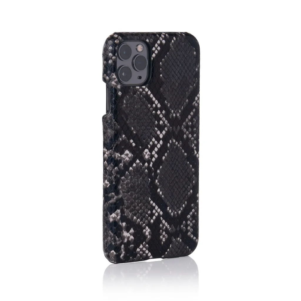 Black Snakeskin iPhone Case
