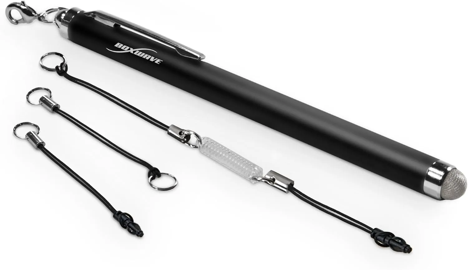 BoxWave Stylus Pen Compatible with Gaomon PD1161 Pen Display Tablet (11.6 in) - EverTouch Capacitive Stylus, Fiber Tip Capacitive Stylus Pen - Jet Black