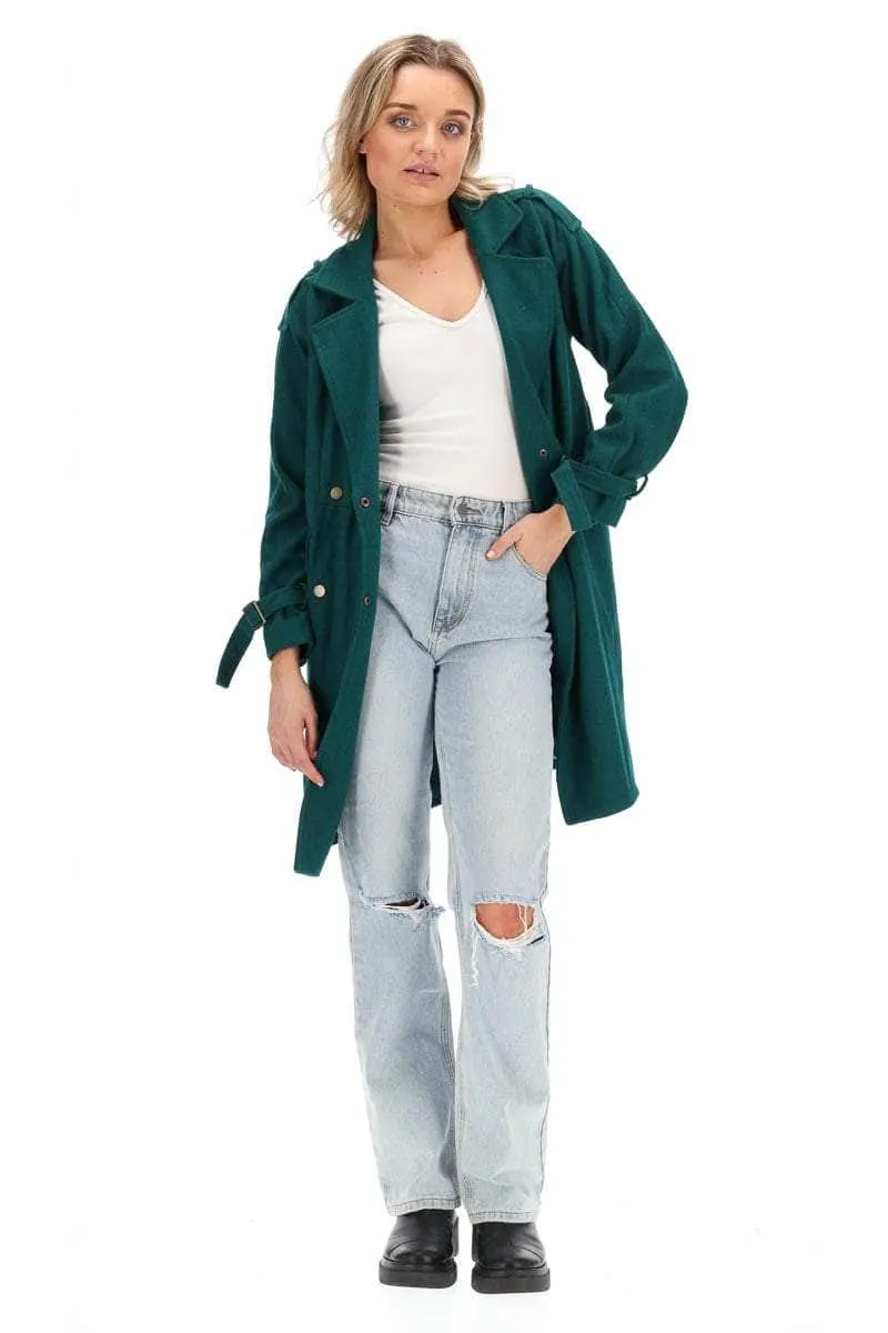 Bronte Coat Emerald