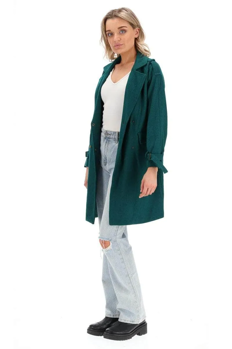 Bronte Coat Emerald
