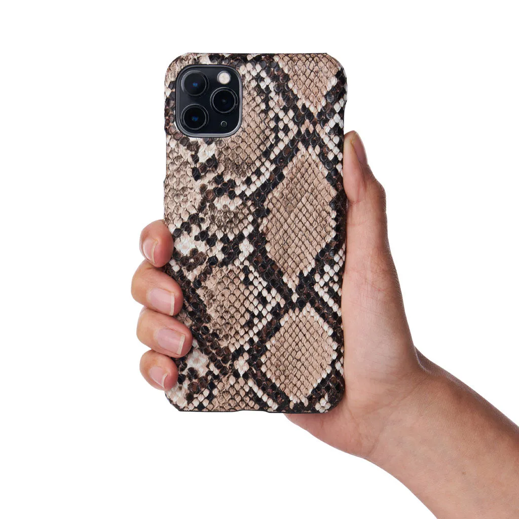 Brown Snakeskin iPhone Case