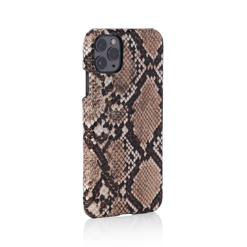Brown Snakeskin iPhone Case