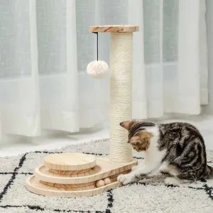Cat Scratching Condo Tree Post Pole Toy