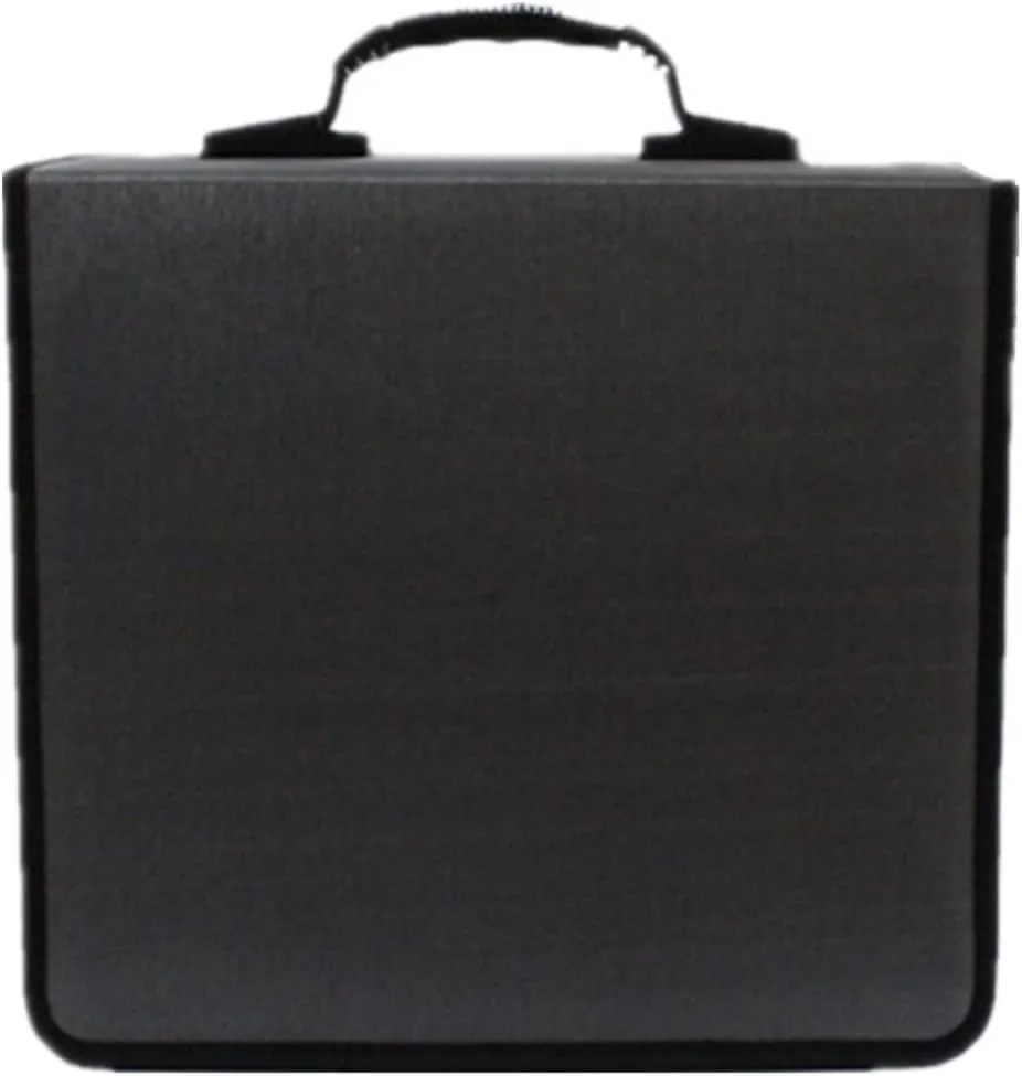 CD/DVD Case Holder Organizer Wallet Sleeves Booklet Binder,Storage 400 Capacity Disc(Gray)