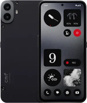 CMF Phone 1 8 128GB - Unlocked Smartphone with 50 MP Rear Camera with Ultra XDR, 6,67" Super AMOLED Display and Nothing OS 2.6 - Black