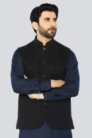 Dark Grey Woolen Waistcoat