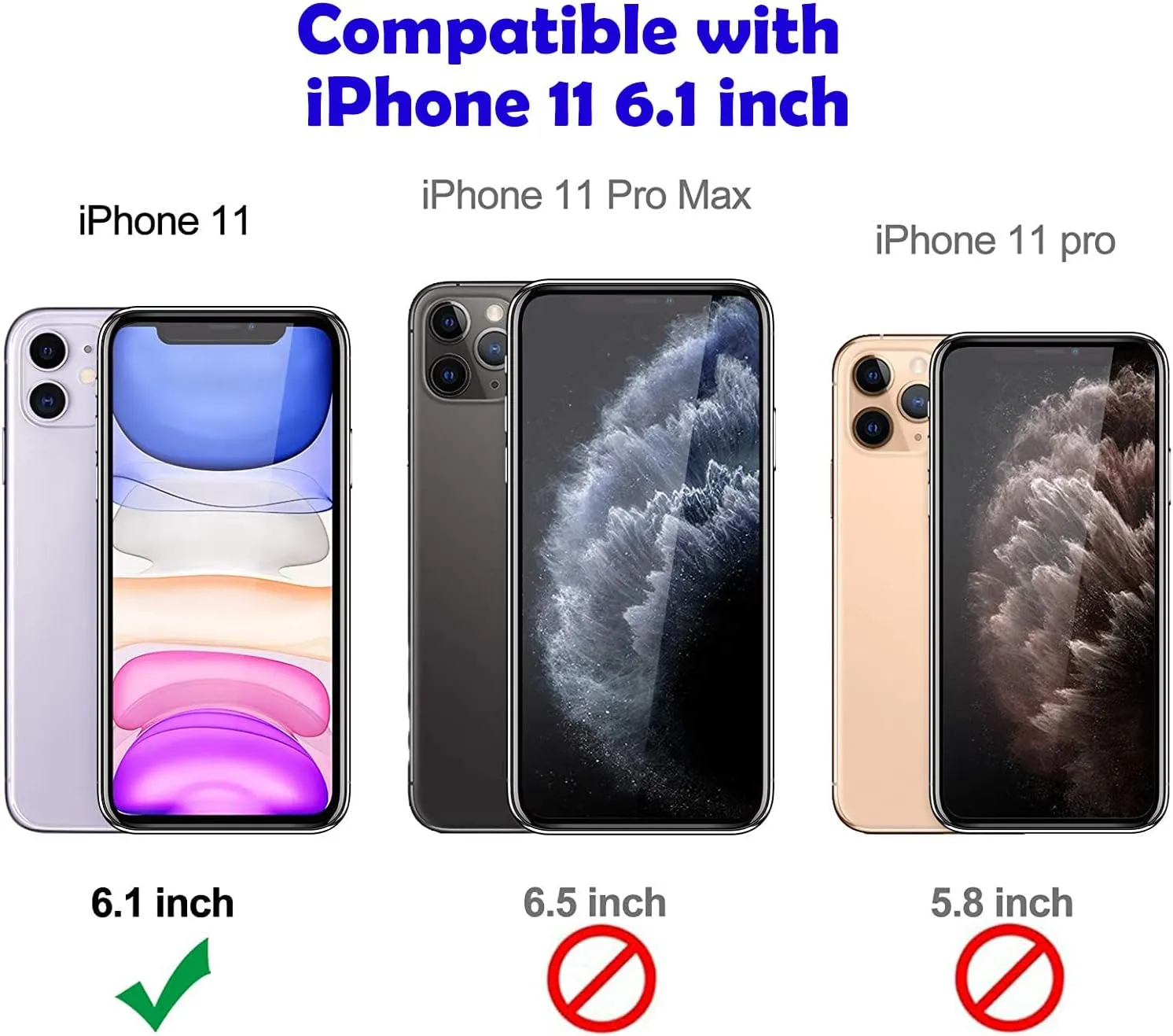 Designed for iPhone 11 Case with Magnetic Compatible with MagSafe Shockproof Protective Cover for iPhone 11 Phone Case (Clear)