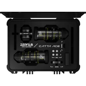 DZOFilm CATTA Ace FF Zoom 35-80 & 70-135mm T2.9 Lens Kit (PL/EF, Black)