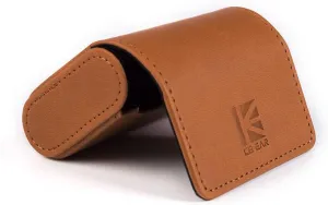 Earbuds case,KBEAR Leather Portable Small Earbud Carrying Case Storage Bag Protective Headphone Storage Box Suitable for Earphone