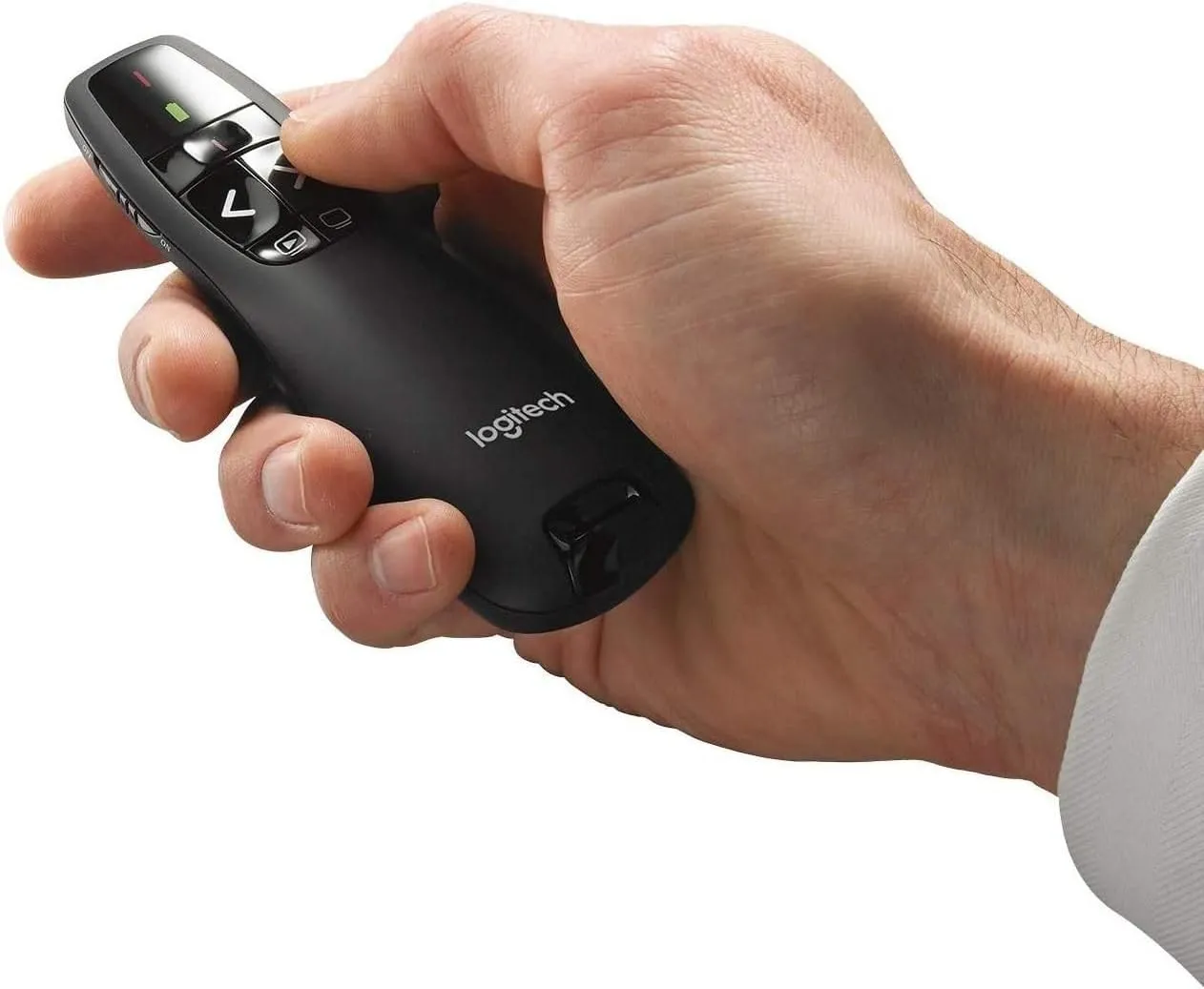 Effortless Presentation Wireless Clicker for Presentation Remote and Automated Controls, 8 x 6.2 x 1.9 in, Black