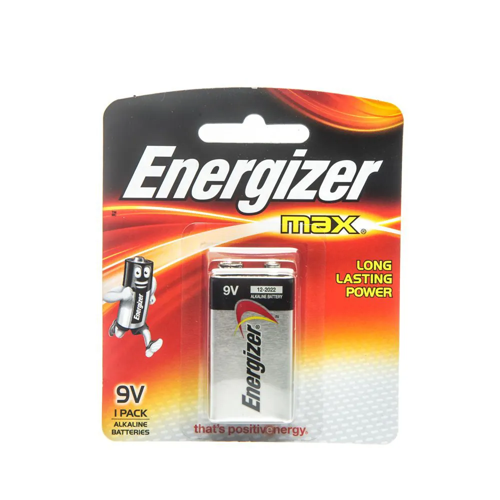 ENERGIZER Max Alkaline Battery 9V