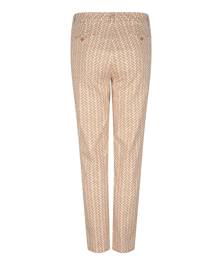 ESQUALO BLOCK PRINT PANT PINK SP2317001
