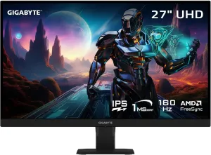GIGABYTE - GS27U - 27" SS IPS Gaming Monitor - UHD 3840x2160-160Hz - 1ms MPRT - AMD FreeSync Premium - HDMI, DP - Black