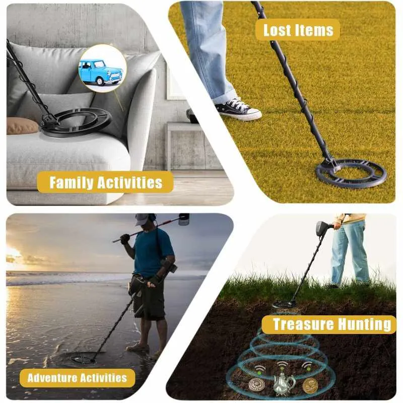 High Accuracy Metal Detector Kit with Waterproof Coil