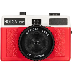 Holga 135BC 35mm Camera - White & Red