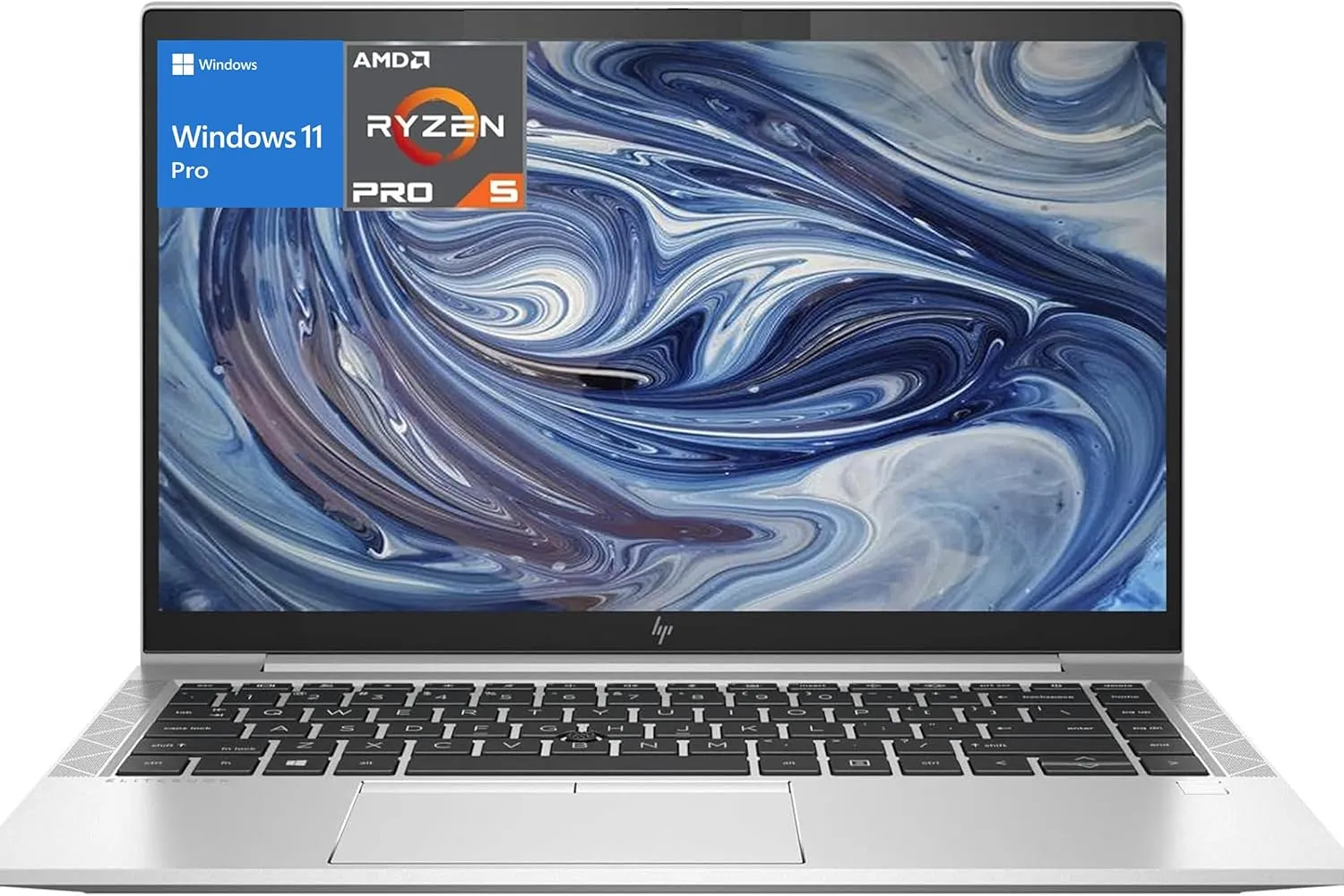 HP EliteBook 845 G7 840 Series 14"" IPS FHD (Ryzen 5 Pro 4650U, 16GB RAM, 512GB PCIe SSD, AMD 6-Core (Beat i7-1165G7)) Business Laptop w/WiFi   Webcam   Briefcase, Windows 10 Pro/Win 11 Pro, Silver