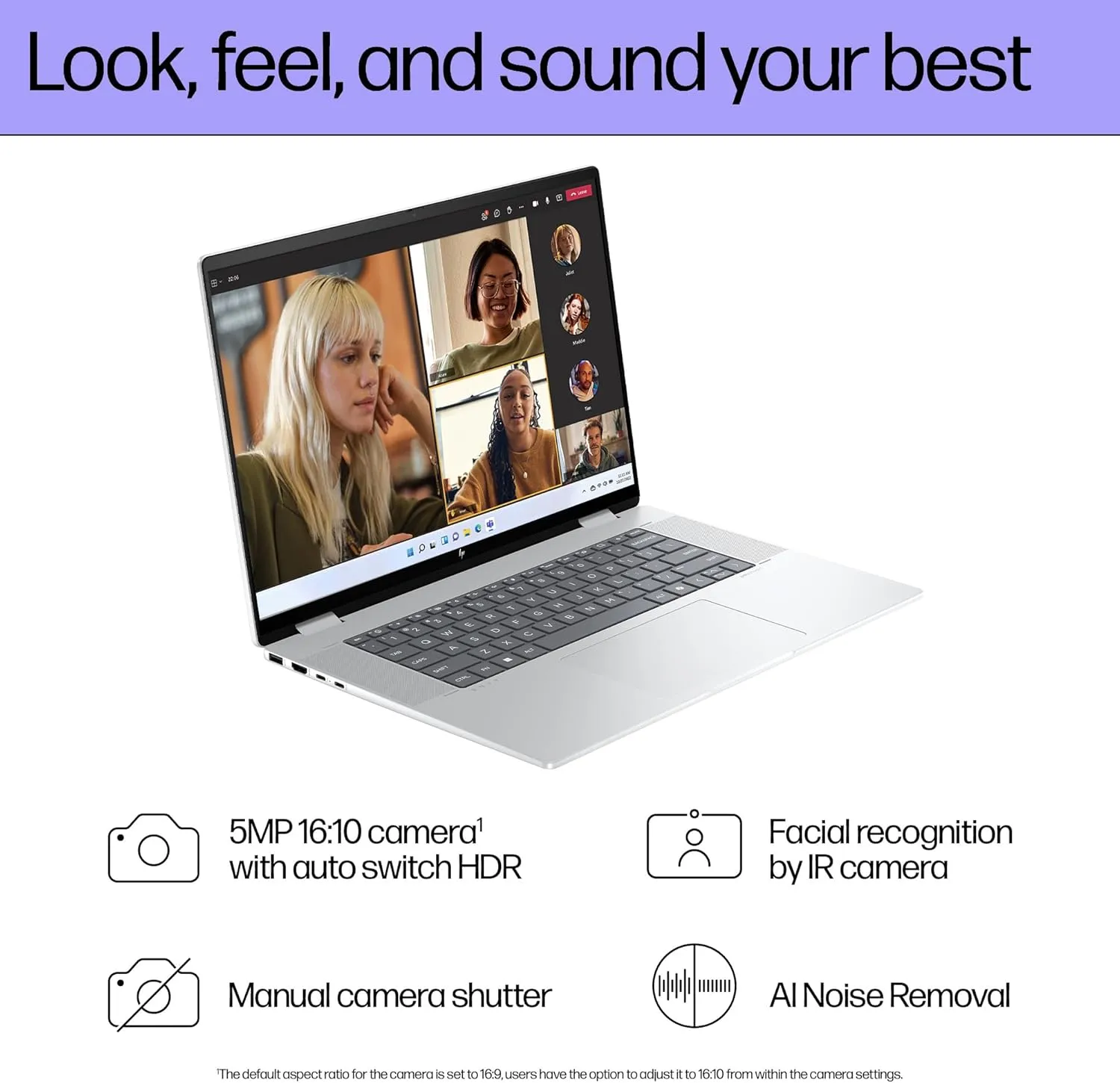 HP Envy x360 2-in-1 AI PC Touchscreen Laptop (16" FHD , Intel Ultra 5 125U, 16GB LPDDR5 RAM, 512GB SSD, 12-Core (> i7-1255U)), for Creator, Photographer, 5MP IR Webcam, Win 11 Home, 2025 AI PC