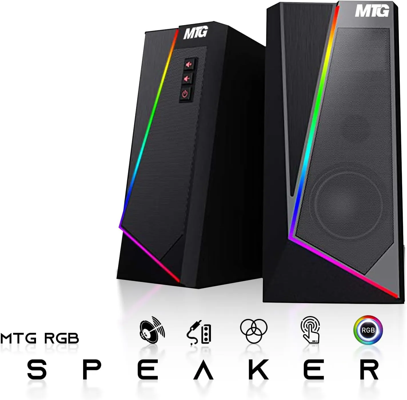 HP G3 Desktop RGB Computer PC Intel i7-6th Gen, 16GB DDR4 Ram 512GB SSD, Dual 24 Inch Monitor, GT 1030, RGB Speaker, Gaming Keyboard Mouse, 2X ARGB Fan WiFi, Windows 11 Pro (Renewed)
