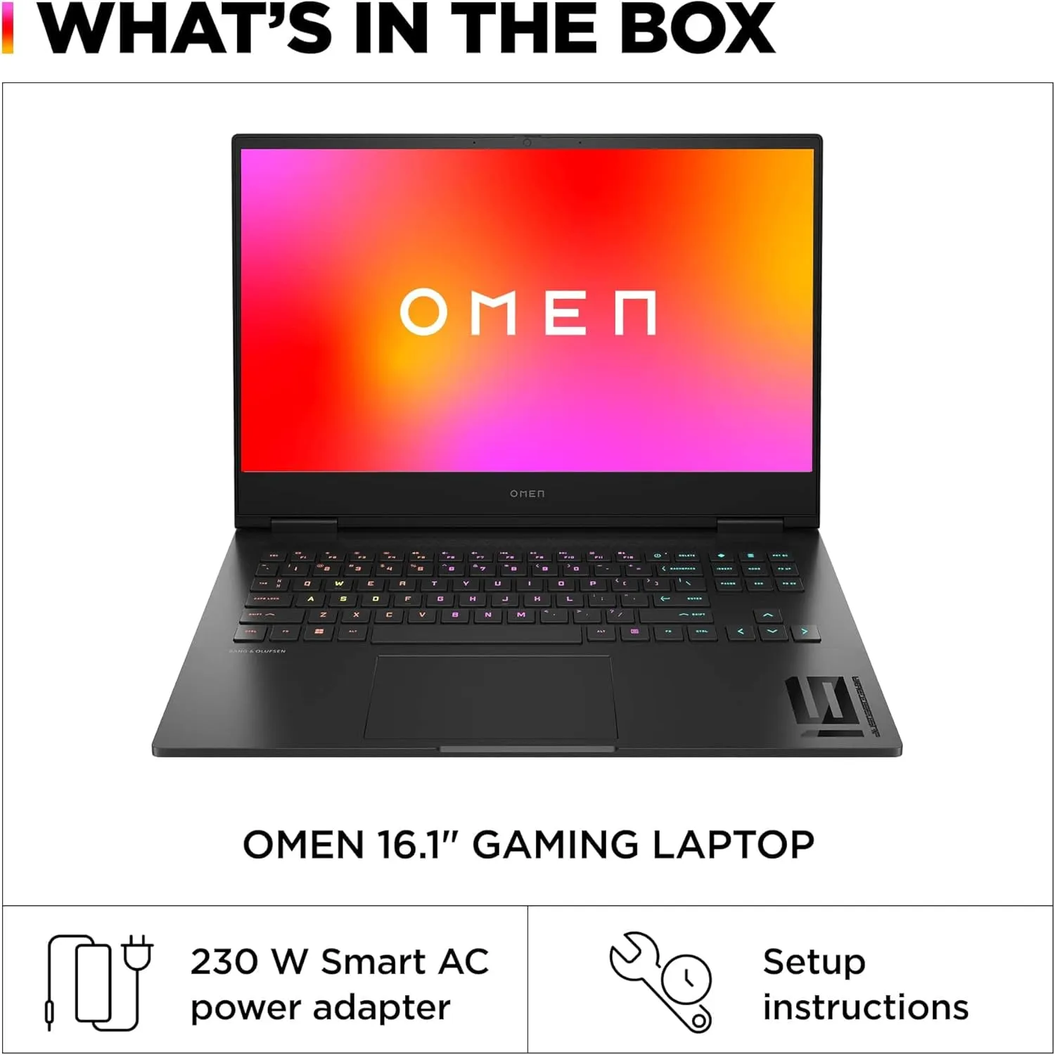 HP OMEN 16 Gaming Laptop (16.1" FHD 165Hz, Intel 13th Gen Core i7-13620H, 32G DDR5 RAM, 1TB SSD, NVIDIA Geforce RTX 4060 8GB) RGB backlit, 1080p Webcam, B&O, Wi-Fi 6E, Thunderbolt, Win 11 Home, Black