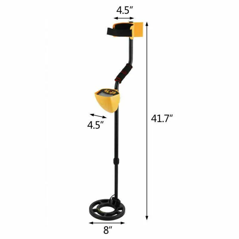 Hunter B7 Professional Gold Metal Detector, LCD Metal Finder