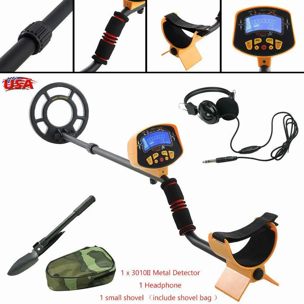 Hunter B7 Professional Gold Metal Detector, LCD Metal Finder