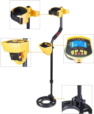 Hunter B7 Professional Gold Metal Detector, LCD Metal Finder