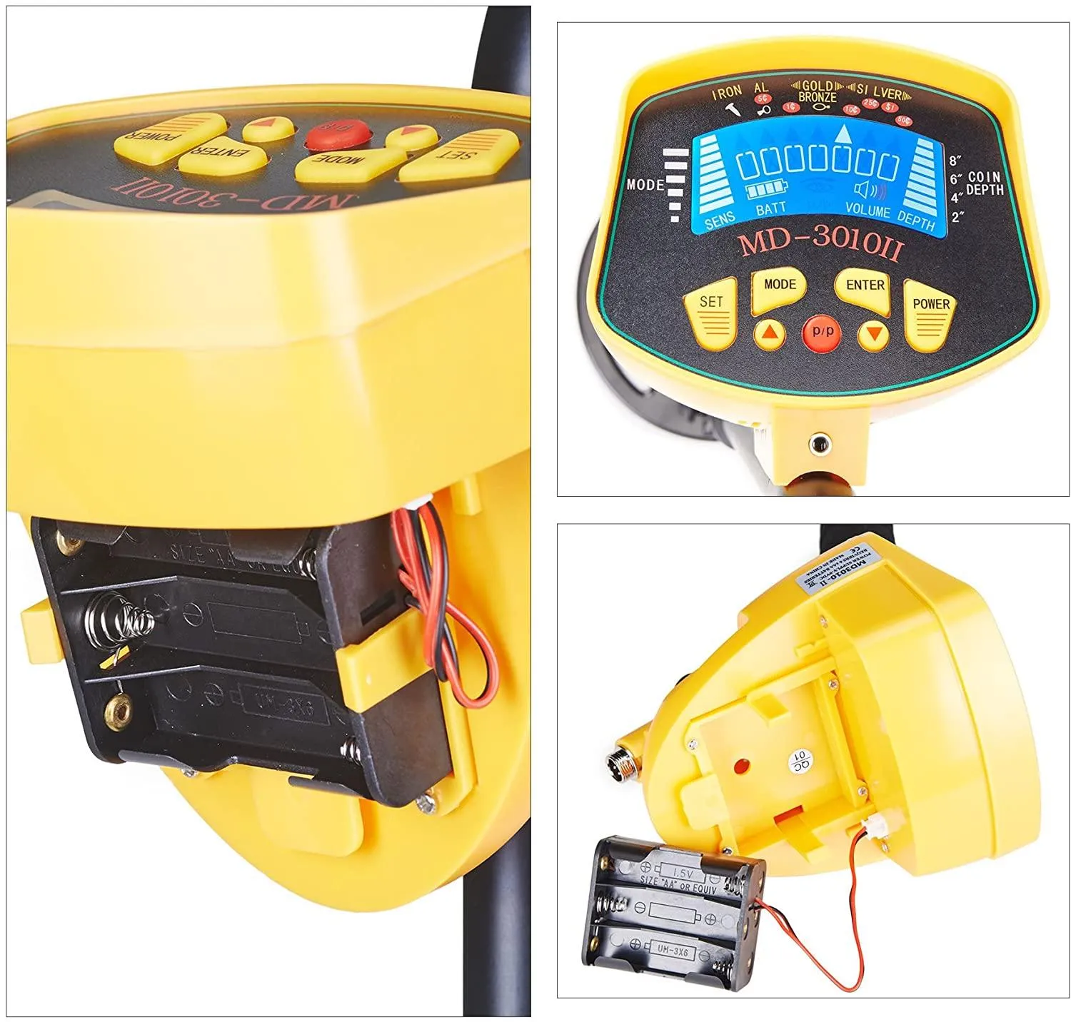 Hunter B7 Professional Gold Metal Detector, LCD Metal Finder