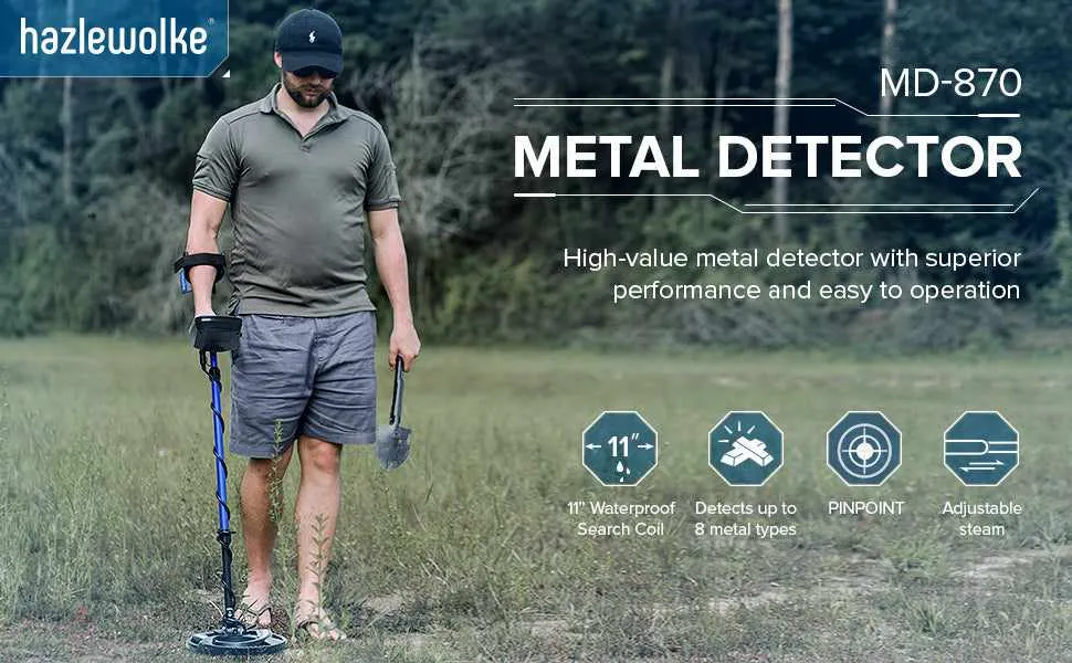 Hzlwolk  Professional Metal Detector