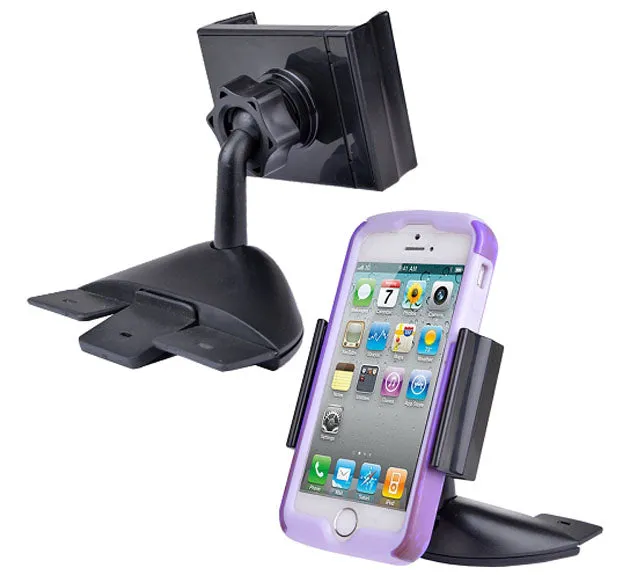 iMount Black JHD-36HD86 Car CD Player Slot Mount Holder