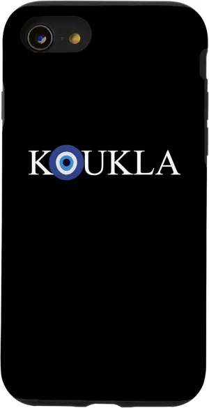 iPhone SE (2020) / 7 / 8 KOUKLA Nazar Charm Spiritual Protection Glass Art Case