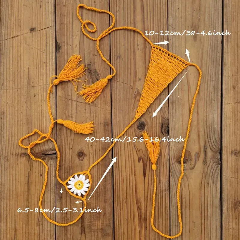 Island Dream geblümter Häkel-String-Bikini