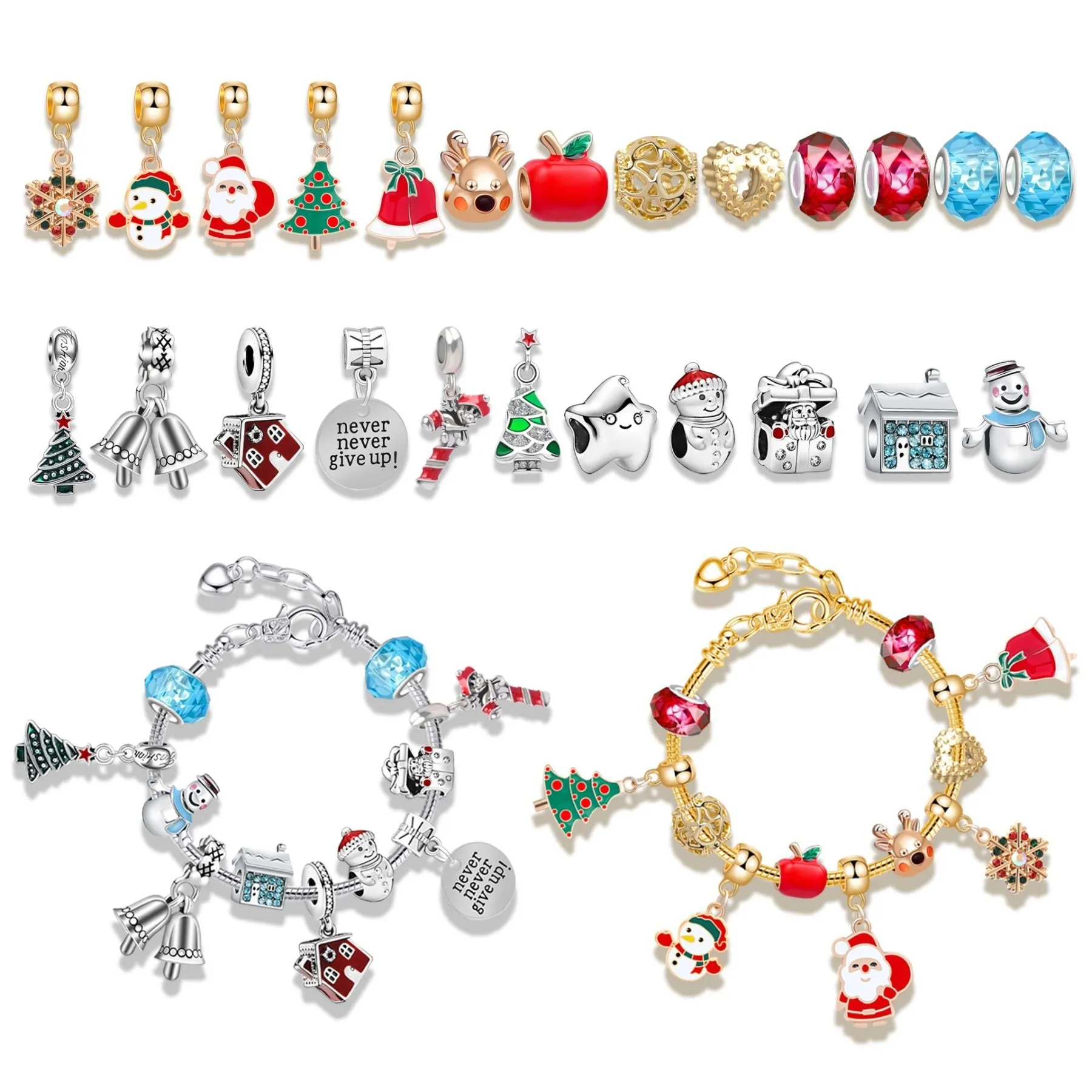 JewJoy Christmas Advent Calendar Jewelry Gift Box