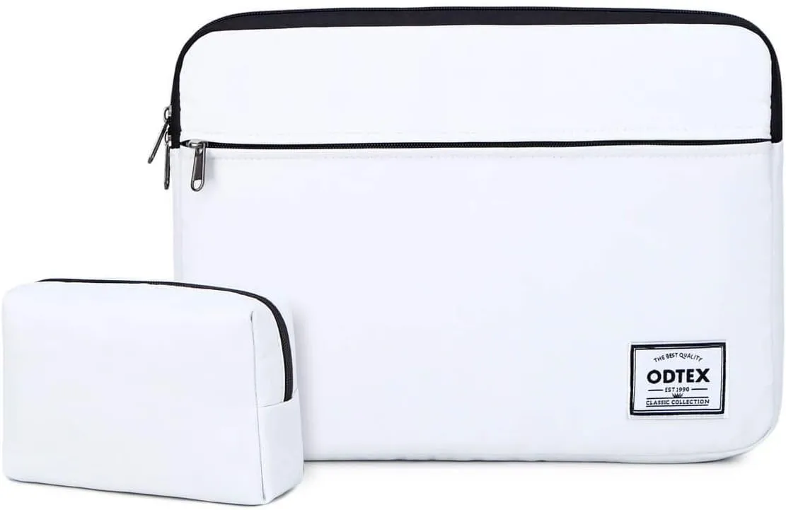 Laptop Sleeve Bag Compatible with 13.3 inch MacBook Pro,MacBook Air,Surface Book,14 inch HP Laptop,Water-resistant Shock-resistant Protective Laptop Bag-Light Grey