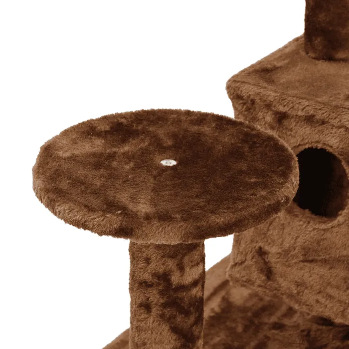Large Tall Carpeted Cat Tree Condo Tower Climbing Stand