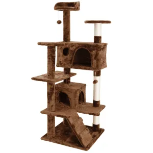 Large Tall Carpeted Cat Tree Condo Tower Climbing Stand