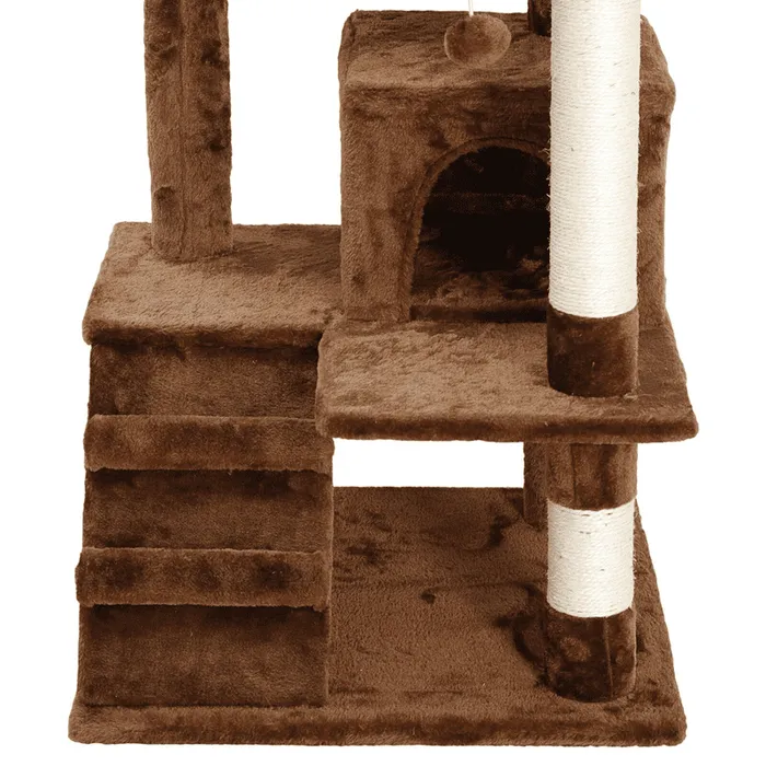 Large Tall Carpeted Cat Tree Condo Tower Climbing Stand