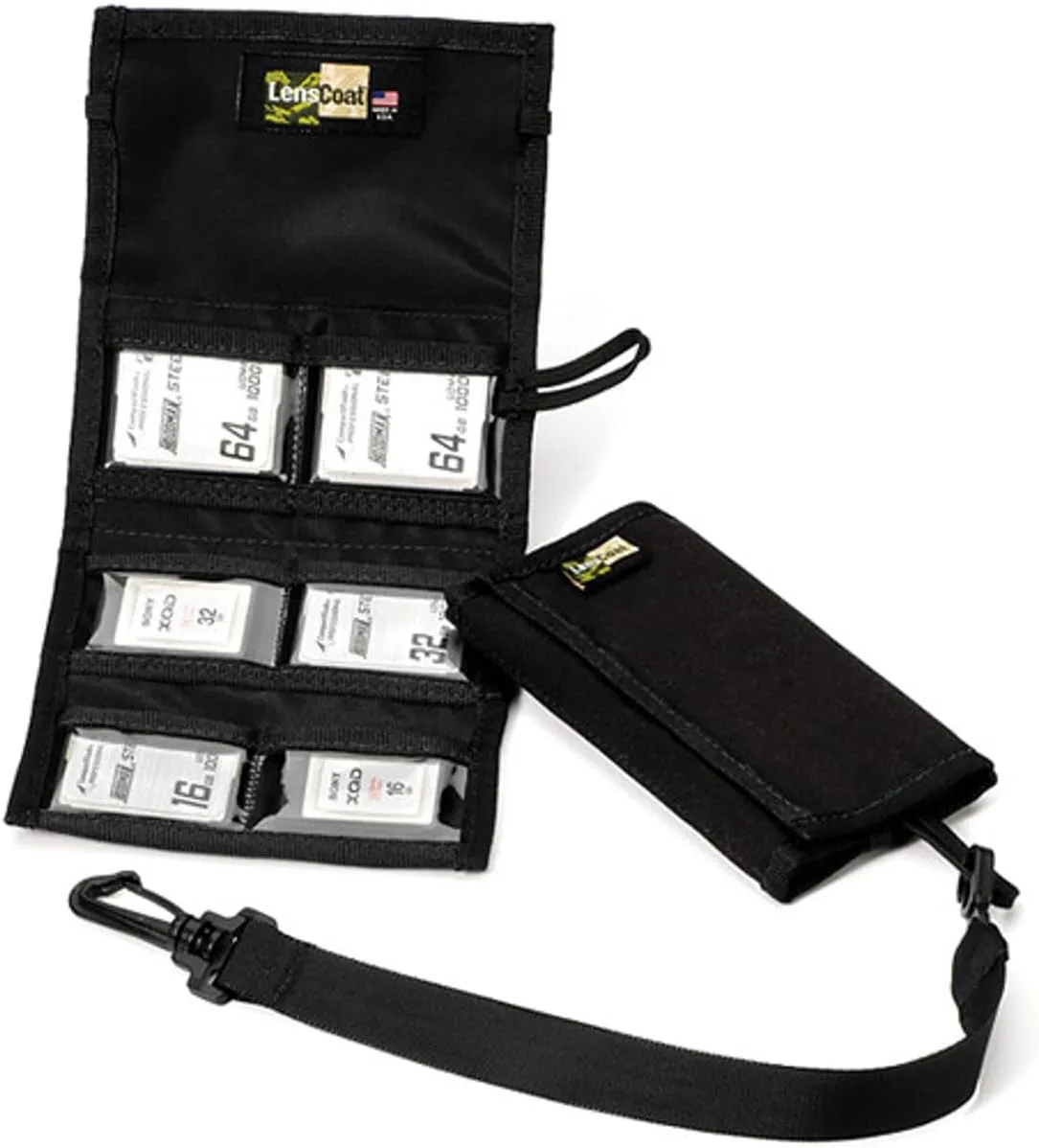 LensCoat mwcf6bk Wallet for Photographic Memory Card (Black)
