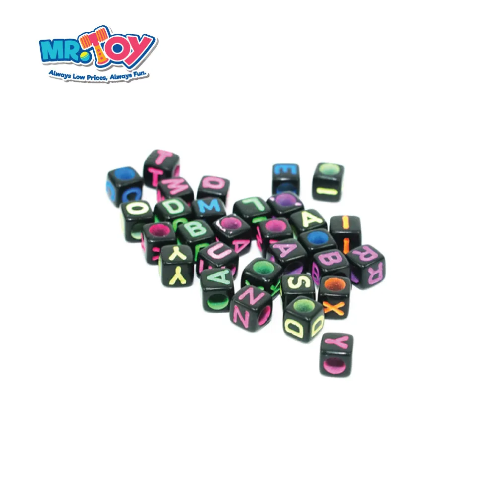 Loom Bands - Alphabets Black Beads
