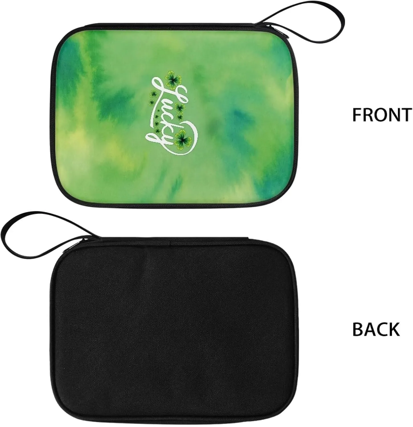 Lucky St. Patrick's Day Watch Band Organizer Bag Storing 12 Smartwatch Bands, Travel Watch Straps Carrying Case for Most Sizes of Watch Bands Accessories (Bag Only)