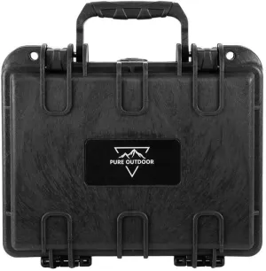 Monoprice Weatherproof/Shockproof Hard Case - IP67, Customizable Foam, 10" x 8" x 4", Black - Pure Outdoor Collection