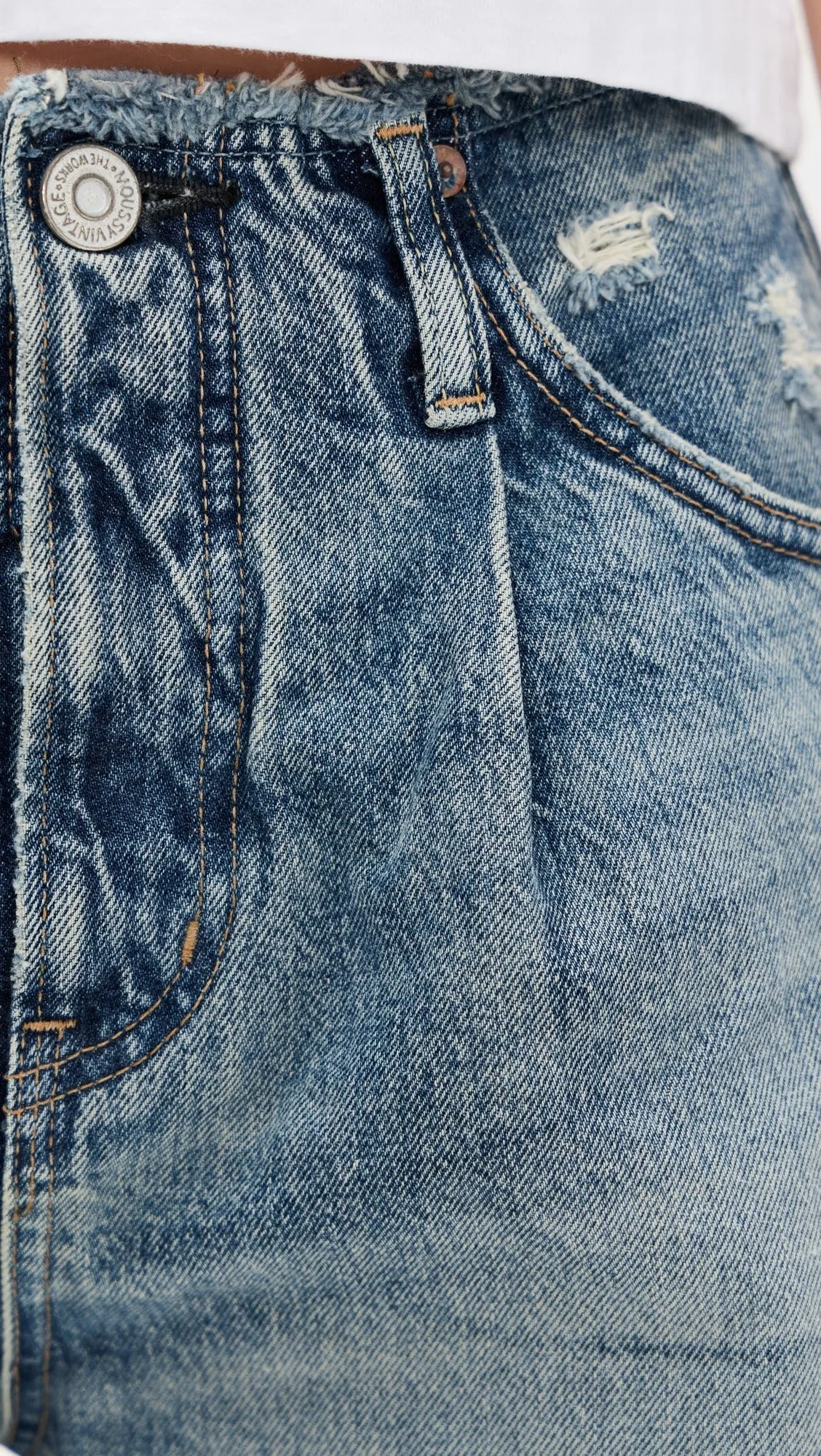 MOUSSY VINTAGE LUDLOW NO BELT SHORTS