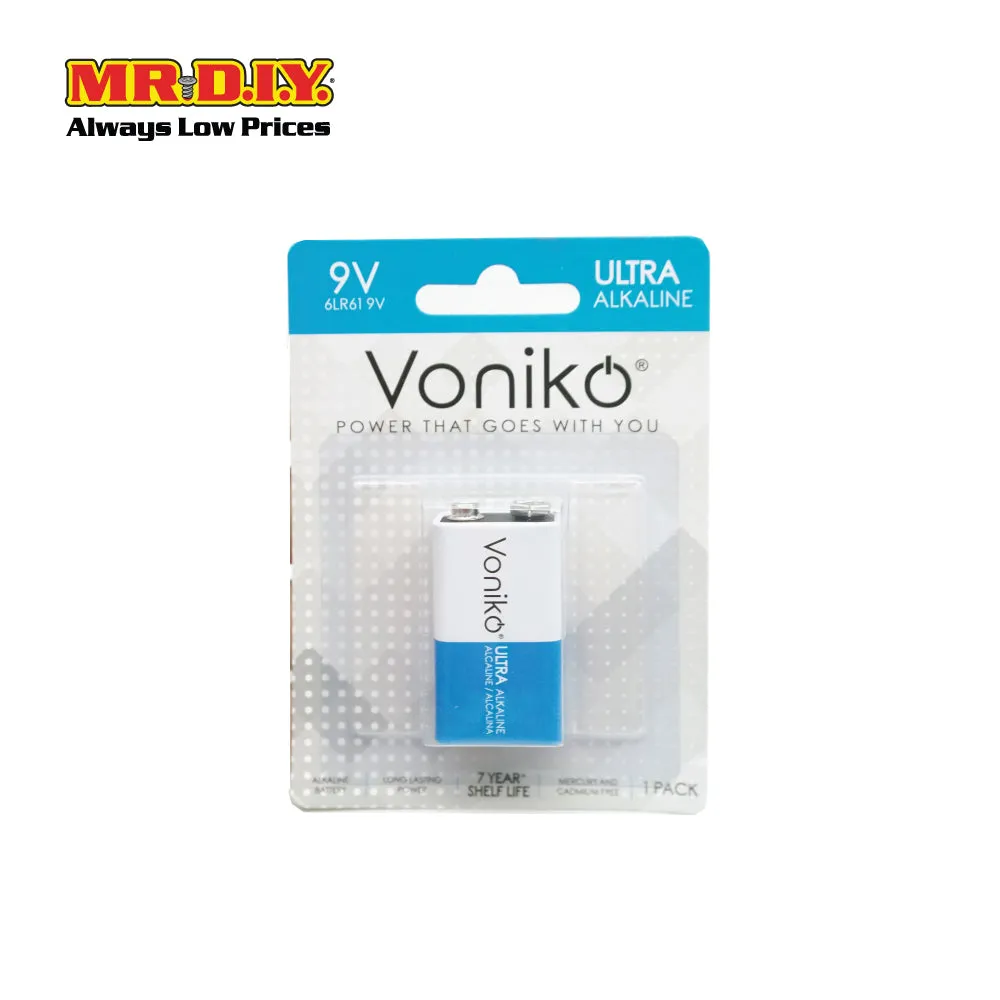 (MR DIY) VONIKO Power 9V Battery 6LR61 - 1 PC